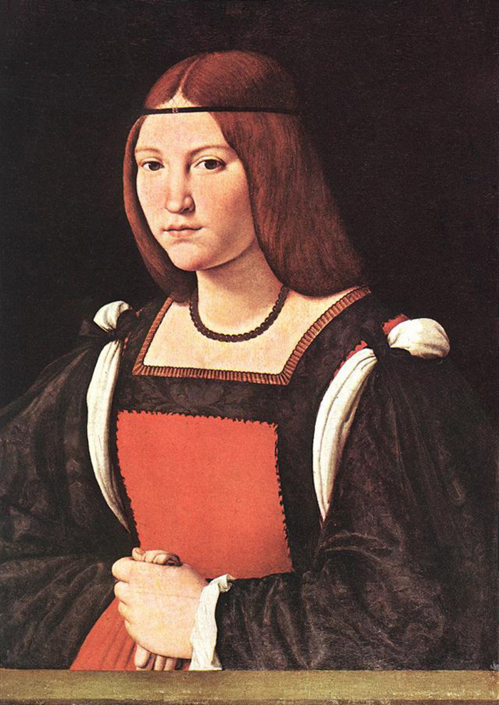 portrait of a young woman
